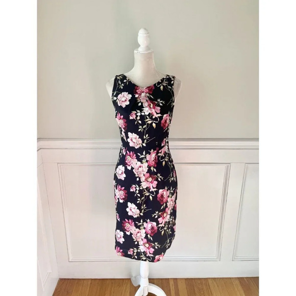 Hobbs London Rita Rose Print Dress 4 - Picture 4 of 10